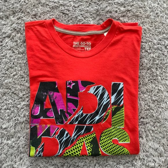 Retro Adidas Climalite T-Shirt. Medium. Adidas Climalite Line. - Picture 1 of 12